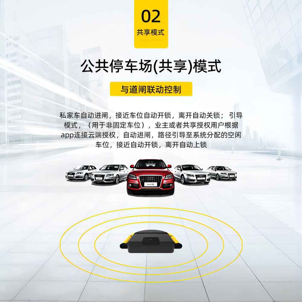 管理停車場(chǎng)成本高太麻煩？歐米智能共享車位鎖來(lái)幫你